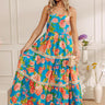 Peony Garden Party Tiered Midi Dress Image - 1