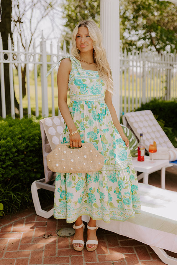 Bloom and Grace Floral Midi Dress Image - 1