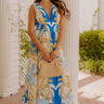 Tuscan Villa Floral Midi Dress Image 1
