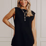 Effortlessly You Knit Top in Black Image - 1