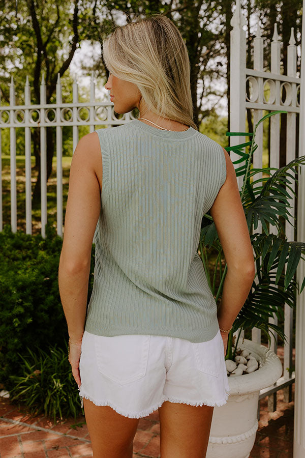 Minimal Muse Knit Top in Pear Image 4