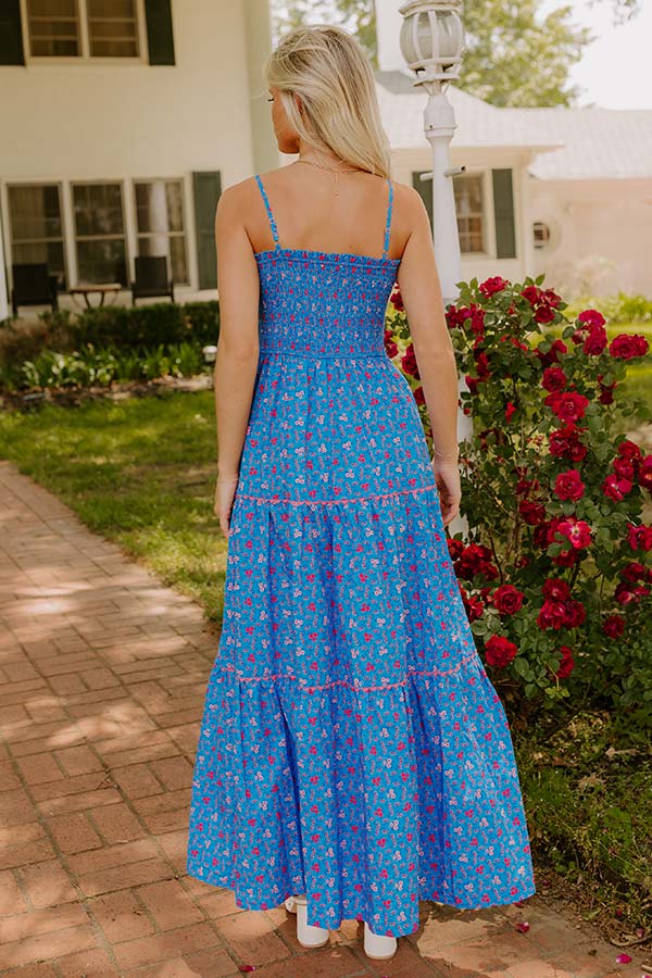 Botanic Bash Front Tie Maxi Dress Image 5