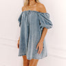 Easy Does It Denim Romper Image 1