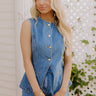 Midtown Muse Denim Vest Top Image 6