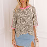 Chic Mode Leopard Shift Top Image 1