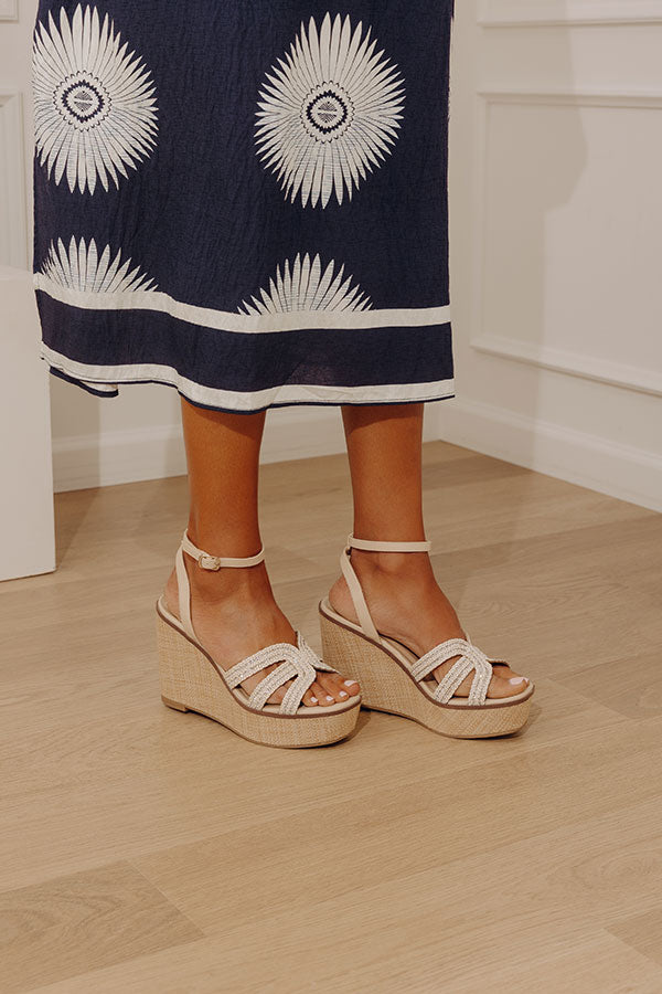 The Elizabeth Embellished Wedge Image - 2