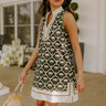 Lively Laughs Floral Mini Dress in Black Image - 1