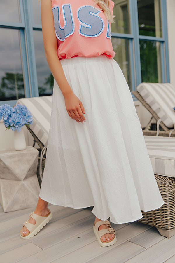 The Eleanor High Waist Midi Skirt Image - 4