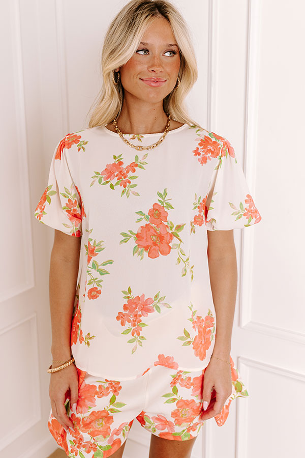 Garden Bliss Floral Shift Top Image 1