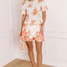 Garden Bliss High Waist Floral Shorts Image 1