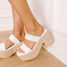 West Haven Faux Leather Platform Heel Image 1