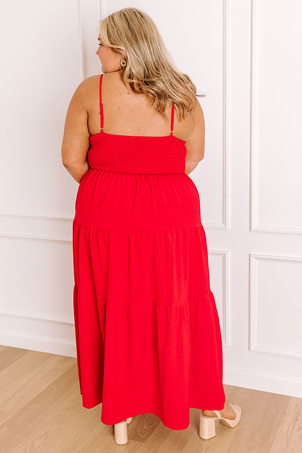 Picnic Cutie Front Tie Midi Dress Curves Image 5