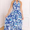 Tropical Villa Floral Tiered Midi Dress Image 1