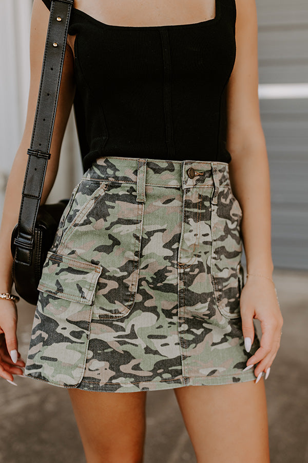 The Amy Cargo Mini Skirt Image 3