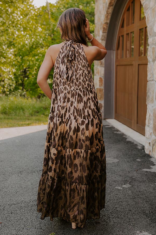 Urban Edit Leopard Maxi Dress Image 5