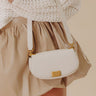 Simple Staple Faux Leather Purse in Ivory Image - 1