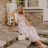 Prairie Bloom Floral Tiered Midi Dress Image 1