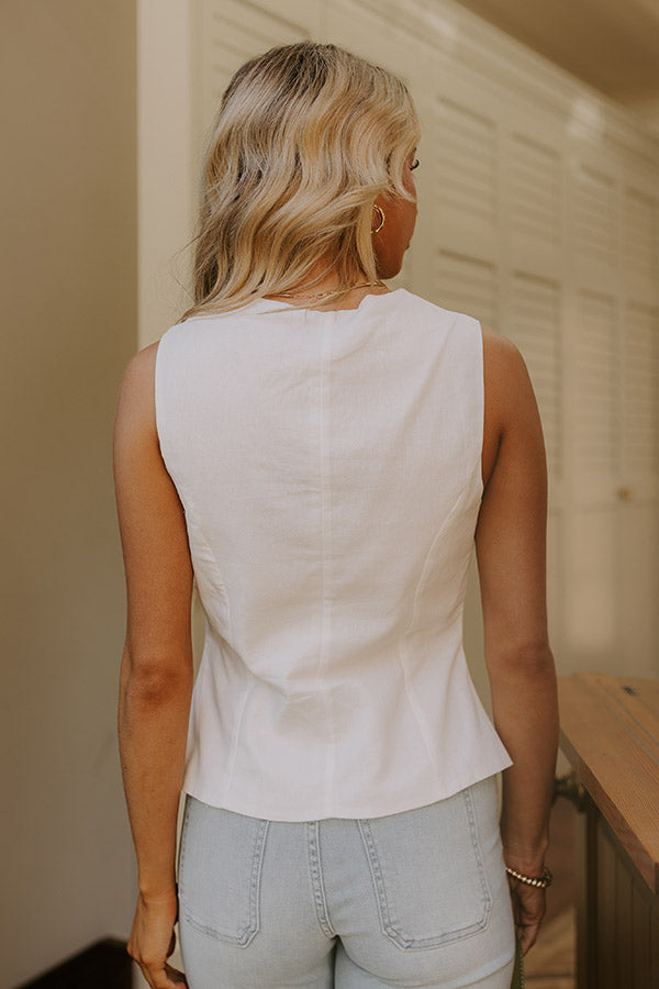 Rooftop Lounge Asymmetrical Vest Top Image - 4