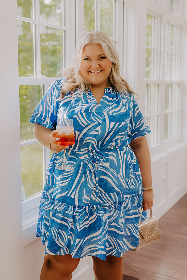 Vacay Charm Mini Dress Curves Image 1