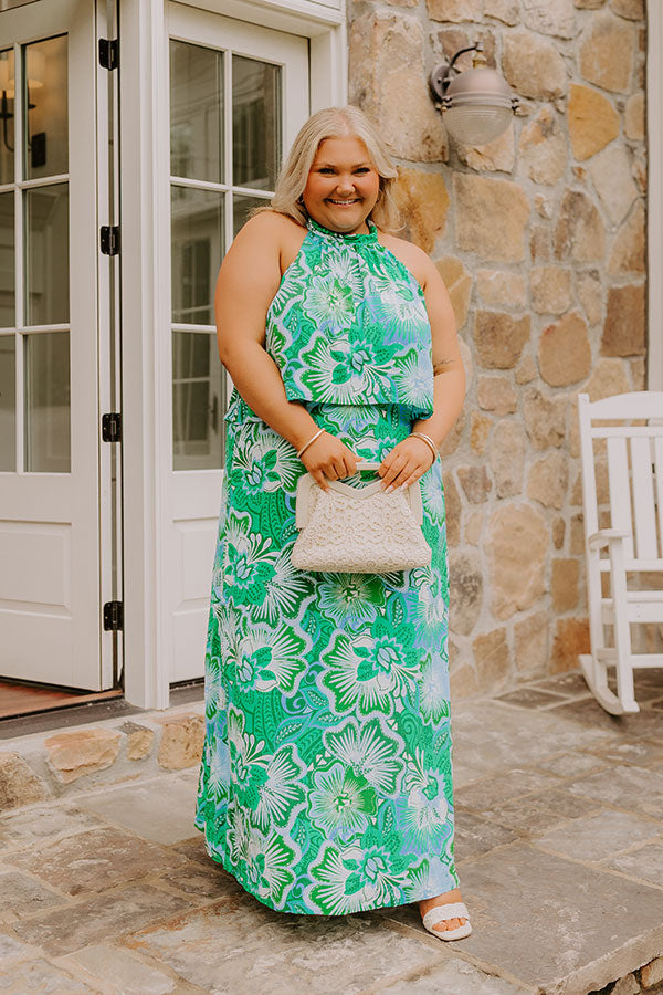 Lagoon Luxe Floral Maxi Dress Curves Image 3
