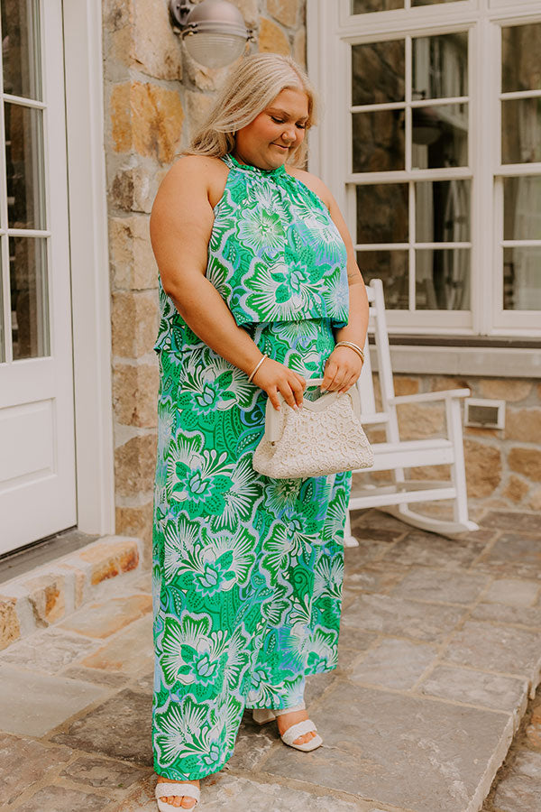 Lagoon Luxe Floral Maxi Dress Curves Image 4
