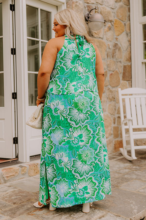 Lagoon Luxe Floral Maxi Dress Curves Image 5