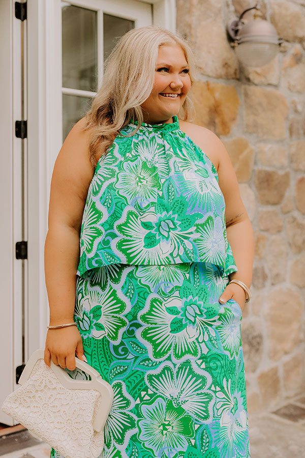 Lagoon Luxe Floral Maxi Dress Curves Image 2