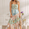 Whisk Me Away Floral Tiered Maxi Dress Image - 1