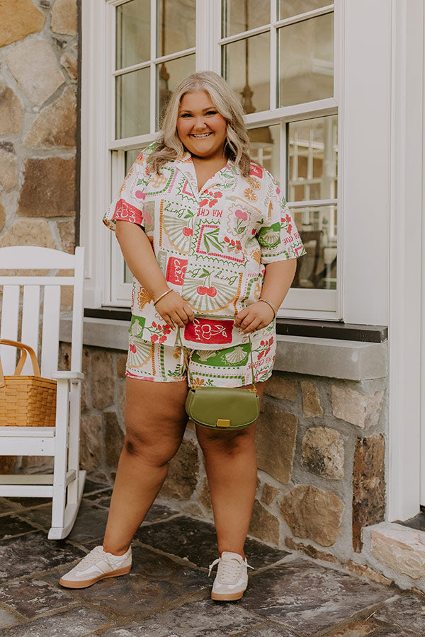 Ma Cherie Button Up Top Curves Image 2