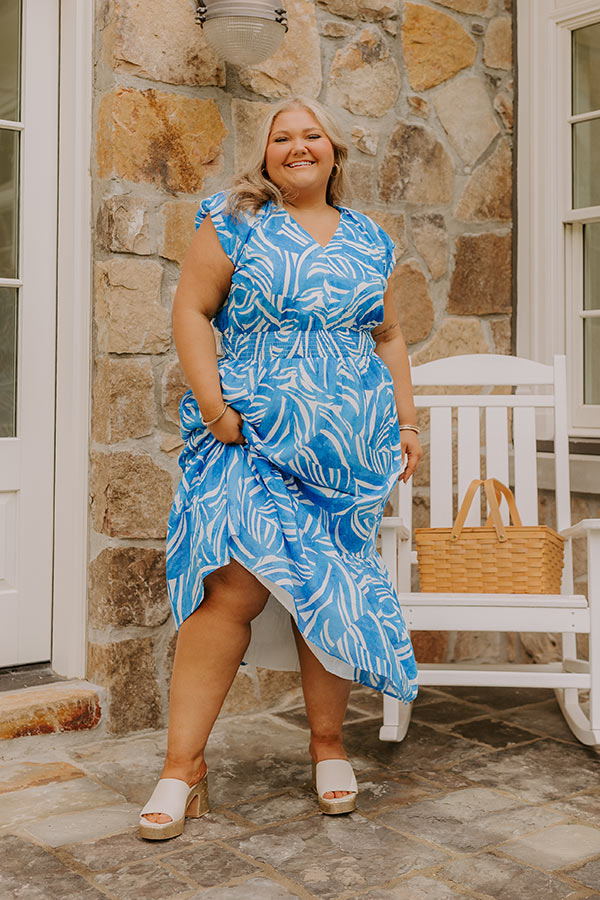 Ocean Whisper Midi Dress Curves Image 4