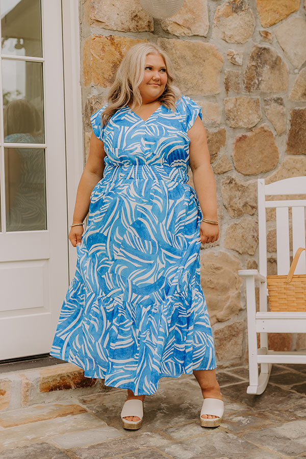 Ocean Whisper Midi Dress Curves Image 2