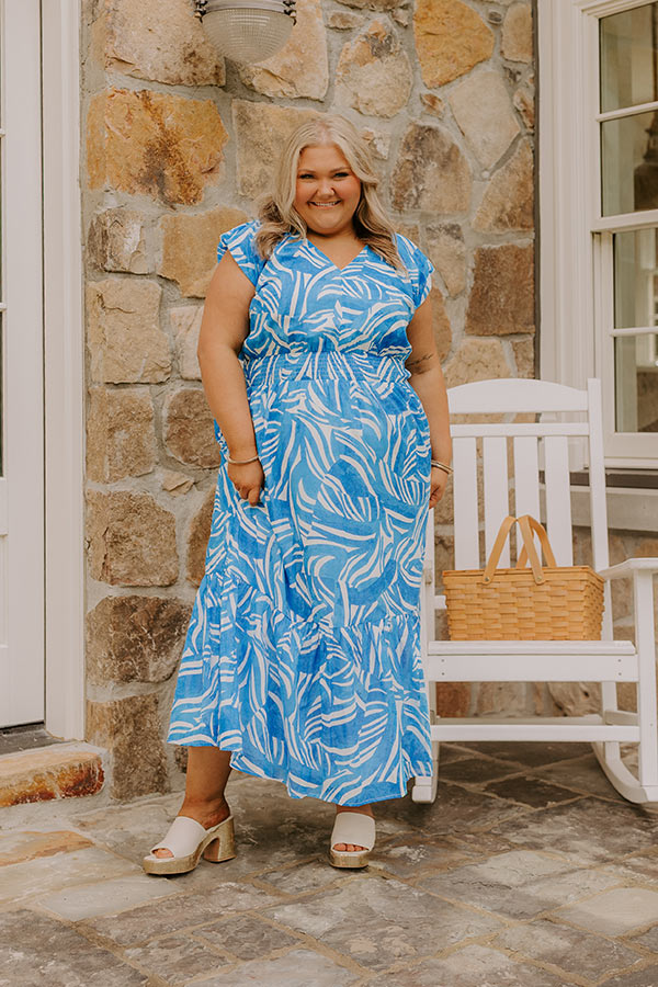 Ocean Whisper Midi Dress Curves Image 1