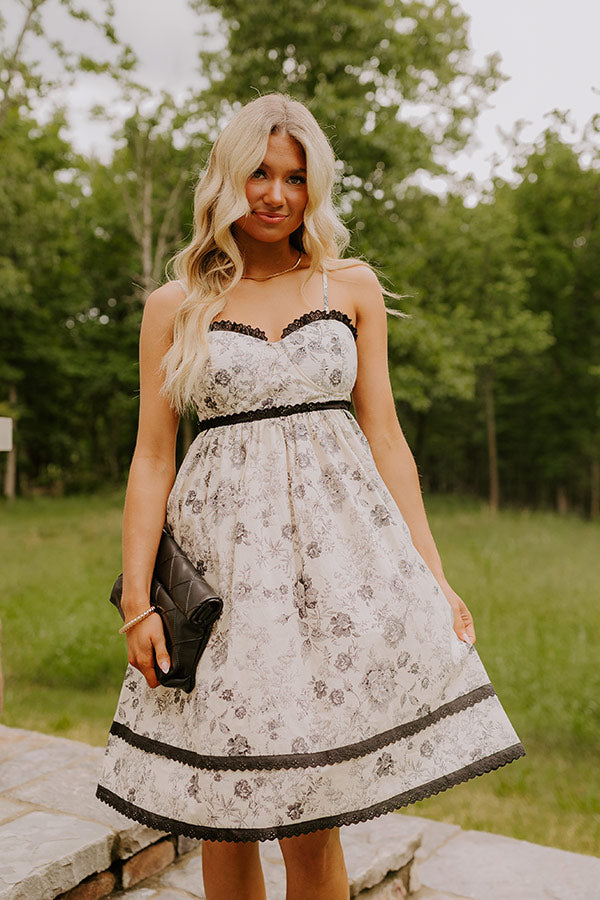 Chateau Stroll Floral Mini Dress Image 4