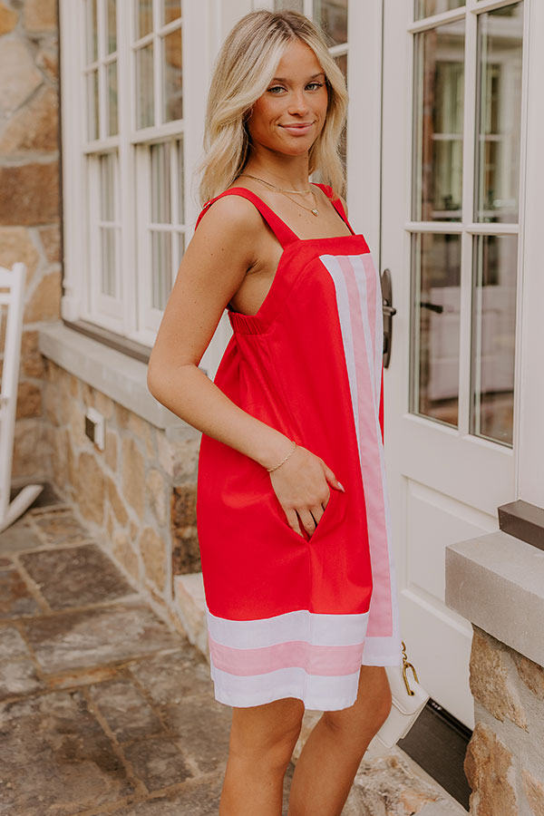 Picnic Chic Linen-Blend Mini Dress Image 4