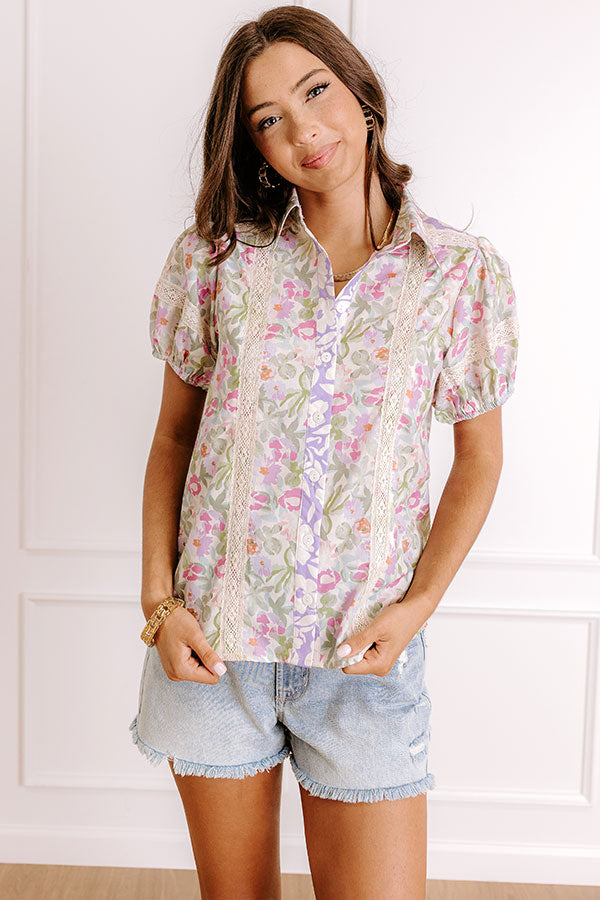 Sunday Brunch Floral Button Up Image 1