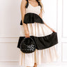 Formal Flair Tiered Midi Dress Image 1