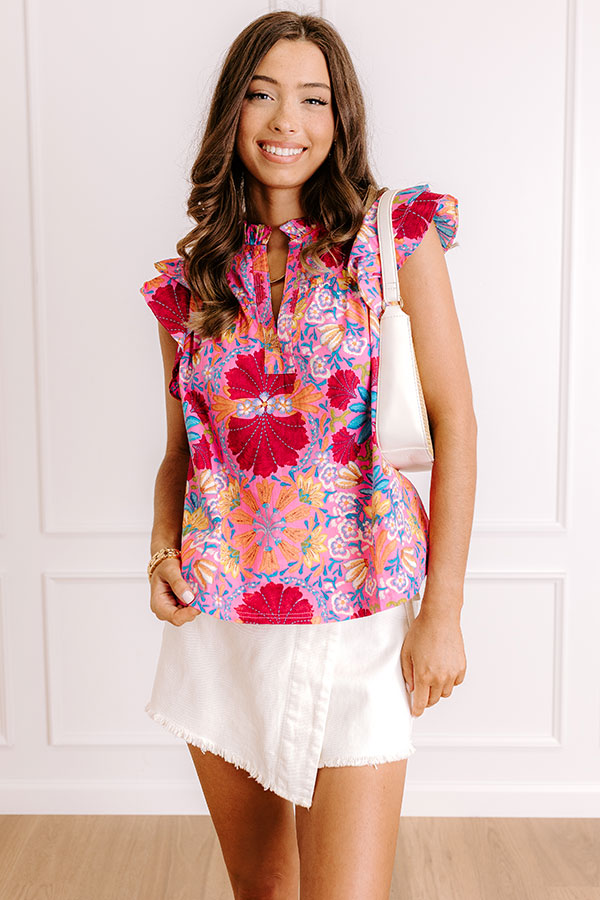 Fiesta Bloom Shift Top Image 1