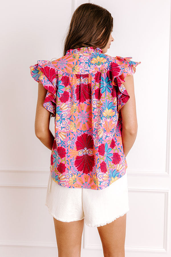 Fiesta Bloom Shift Top Image 4