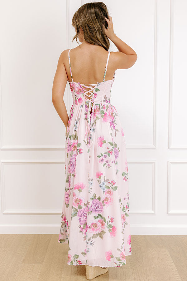 Enchanted Embrace Floral Maxi Dress Image 4