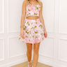 Terrace Bloom High Waist Floral Jacquard Mini Skirt Image 1