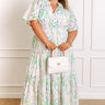 Picking Tulips Floral Eyelet Midi Dress Curves Image 1