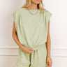 The Chill Edit Top in Sage Image 1
