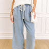 The Matilda High Waist Wide Leg Crop Jean in Light Wash Image 1
