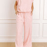 The Chill Edit High Waist Cargo Pants in Pink Image 1
