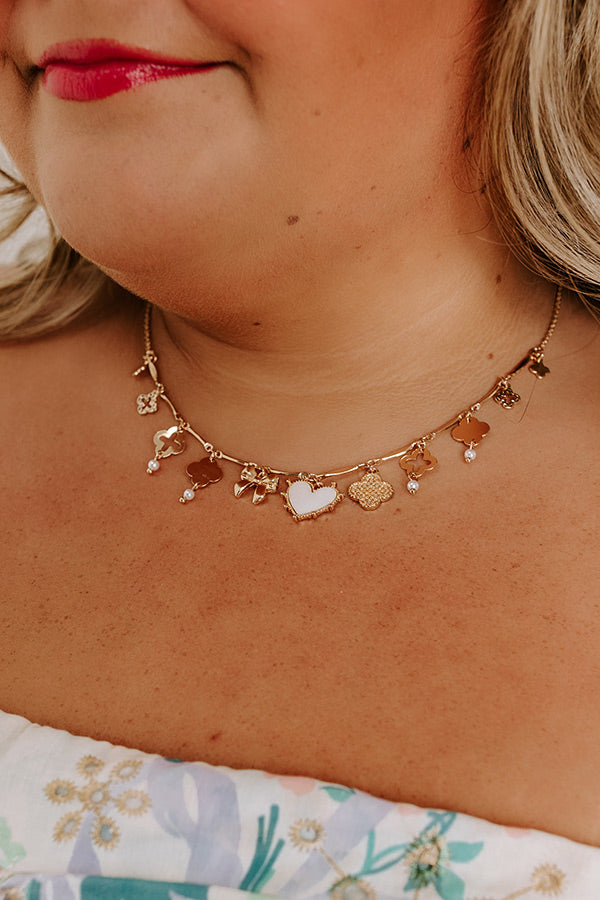 Coquette Hour Charm Necklace Image 2