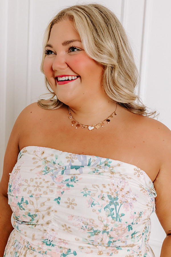 Coquette Hour Charm Necklace Image 1