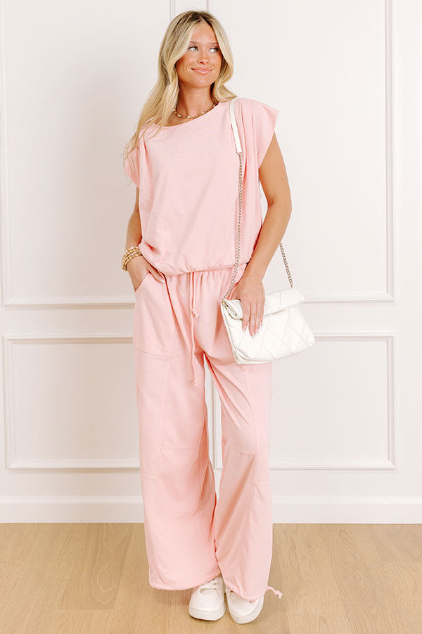 The Chill Edit Top in Pink Image 1