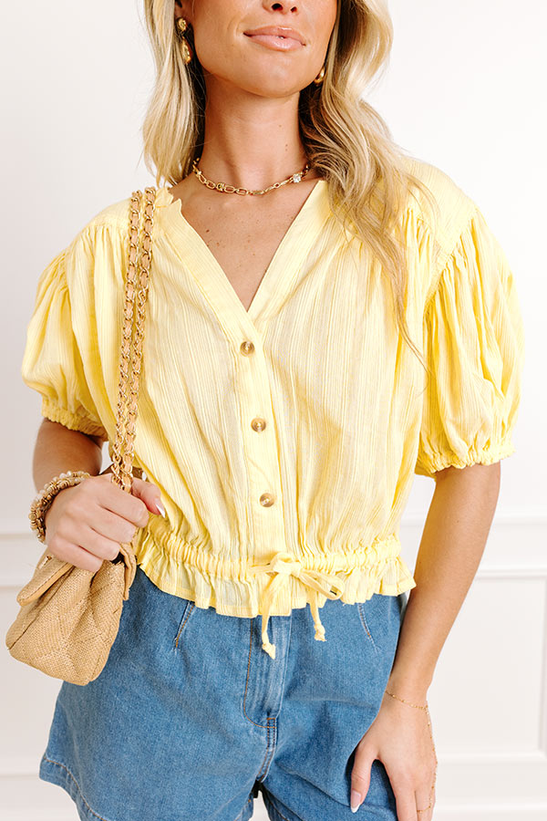 Sunny Glow Button Up Top Image 1