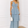 Amalfi Whisper Denim Tiered Maxi Dress Image 1
