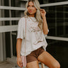 Howdy Cowgirl Club Distressed Oversized Tee Image 1